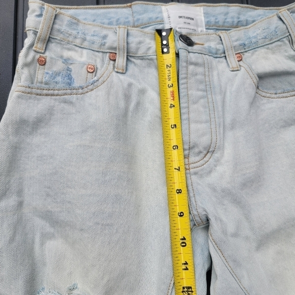 One Teaspoon Brando Trashed Saints Boyfriend Jeans 26 - Picture 11 of 16